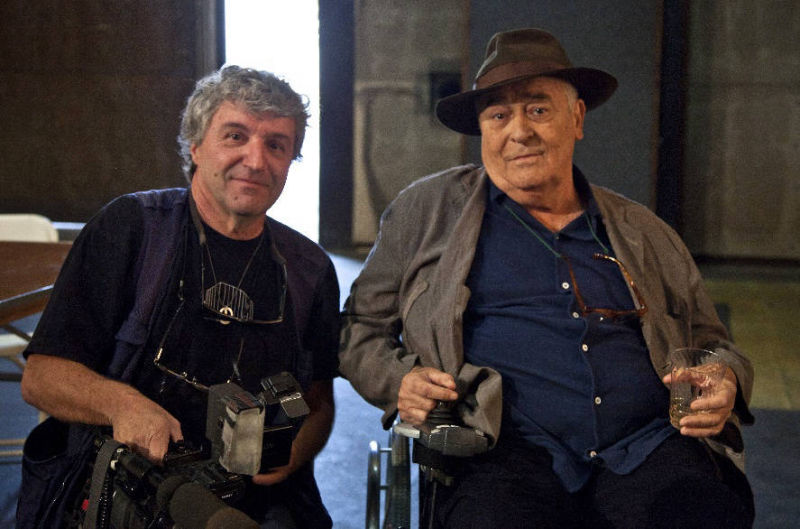 photo Alberto with Bernardo Bertolucci 2013